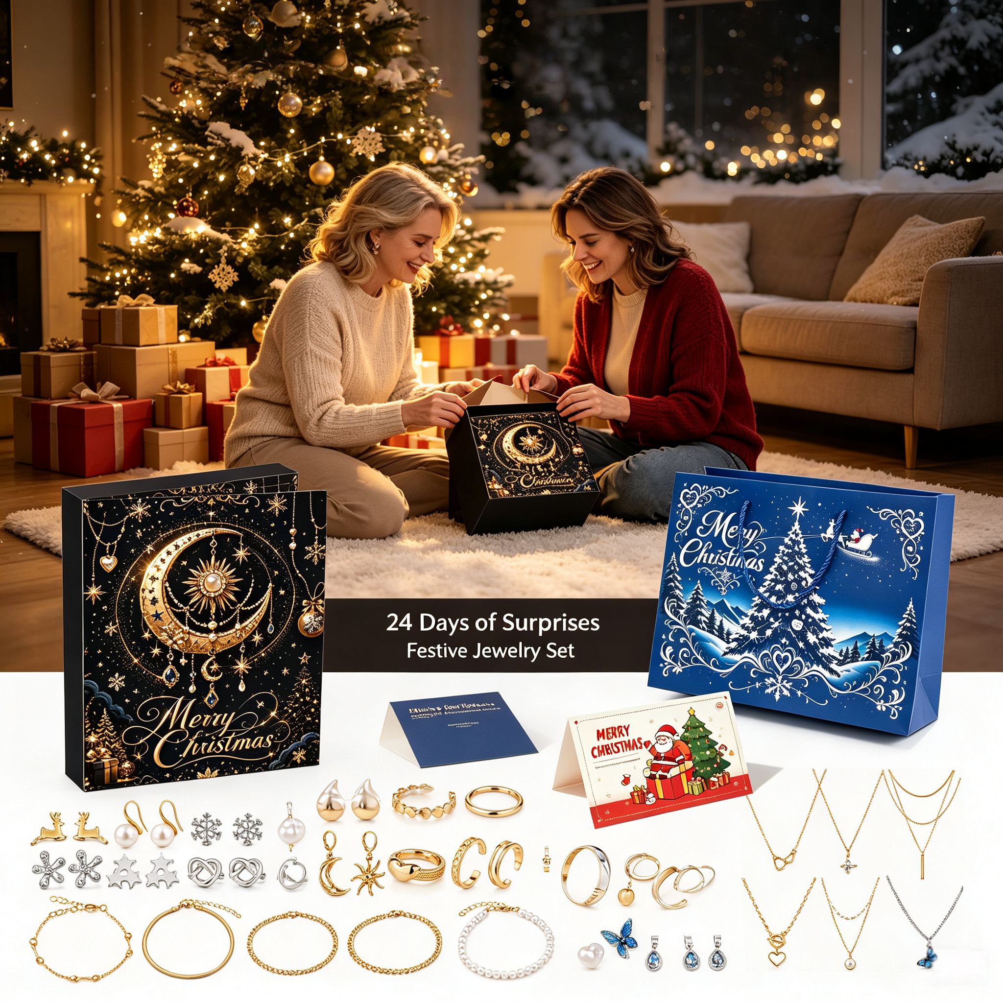 2026 Christmas Advent Countdown Calendar Gift Set